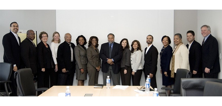 Phil Freelon, Gail Lord, Joy Bailey-Bryant, Lonnie Bunch and other members of the NMAAHC planning team